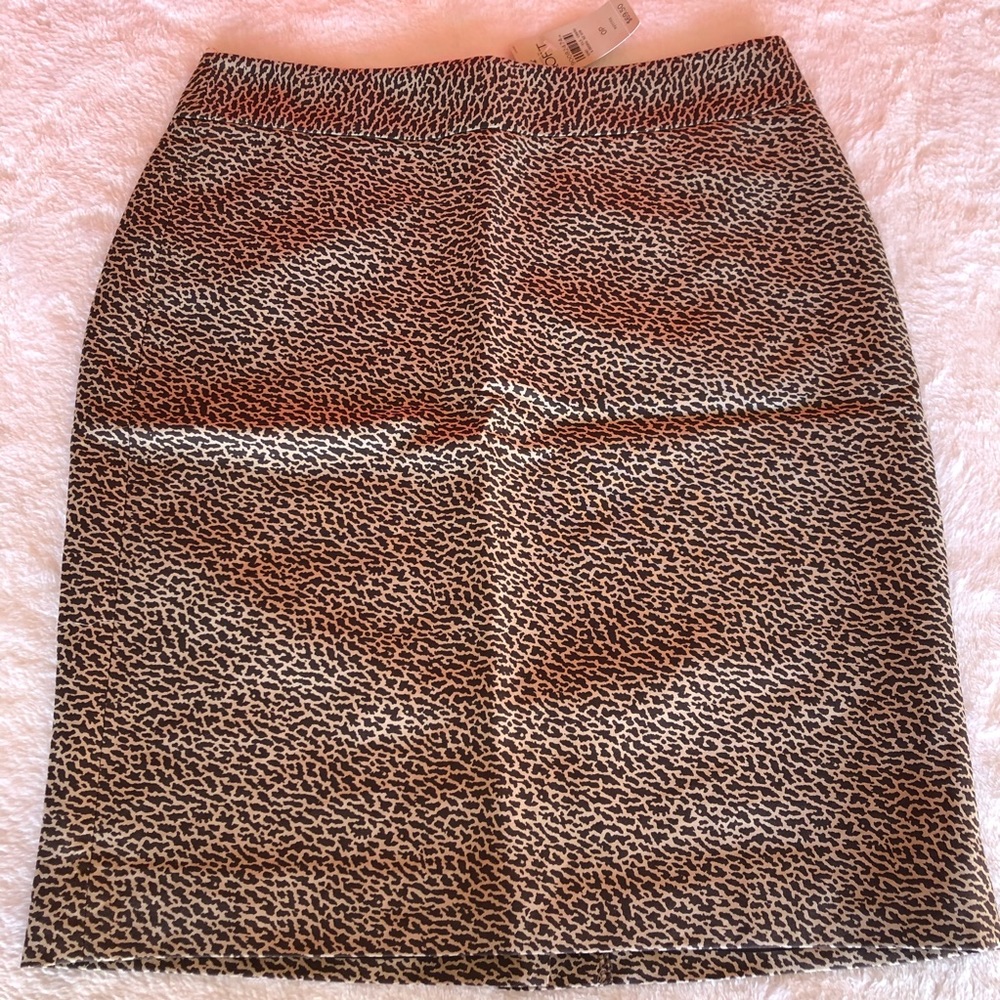 NWT LOFT Petites Print Pencil Skirt